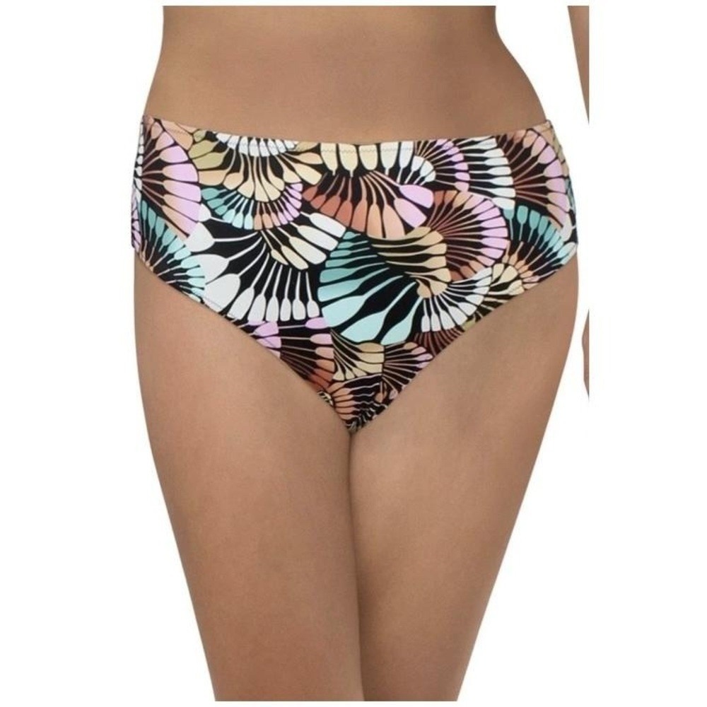 Billabong Womens Multi Color Floral Fan Swim Bottom Separates XL